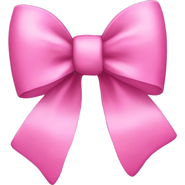 pink bow emoji