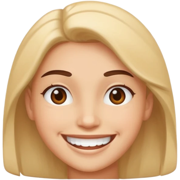 a very very strong smile emoji