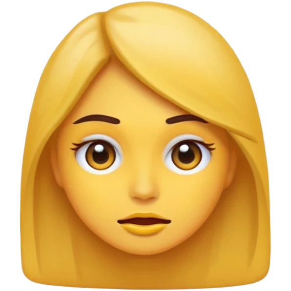Emoji de una chica muy molesta, ceño fruncido, ojos enojados, brazos cruzados o puños apretados, expresión de frustración intensa, estilo emoji moderno y minimalista, colores planos, fondo transparente. emoji