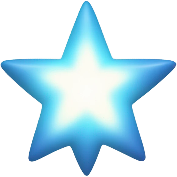 A White Shining Little Sweet Star  emoji