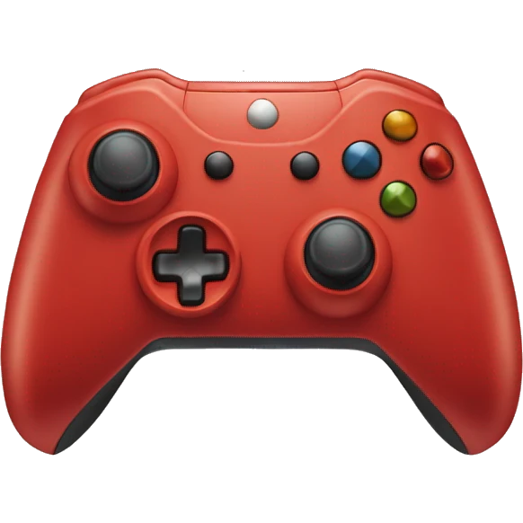 Red Xbox controller emoji