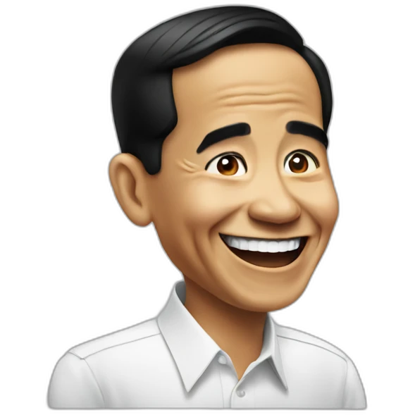 jokowi laugh emoji