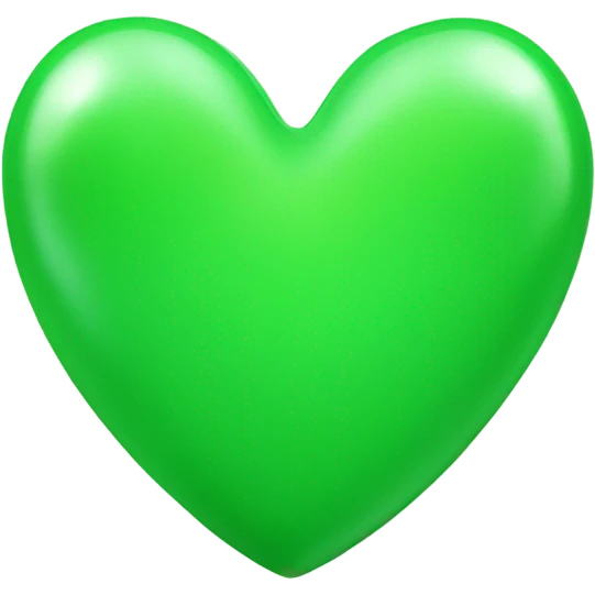 Green heart emoji