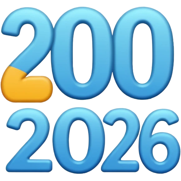 "  2026 " text   emoji