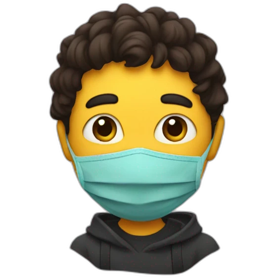 Boywithuke with his mask emoji