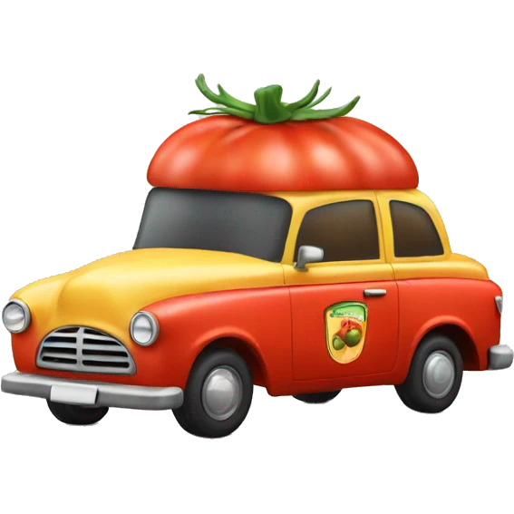 Tomato taxi emoji