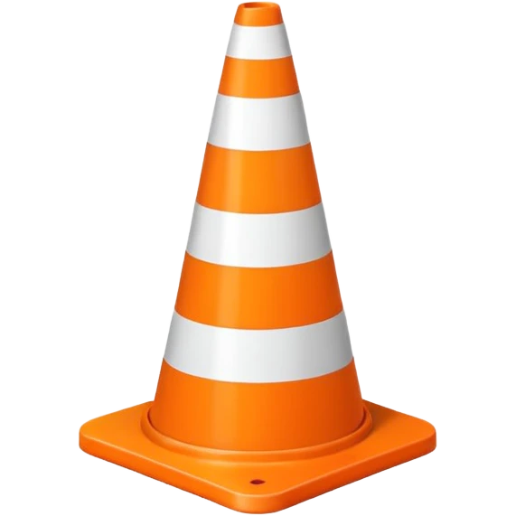 Traffic cone emojji emoji