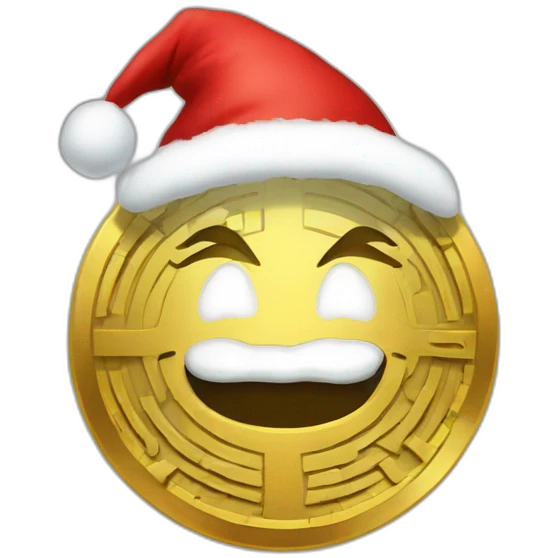 christmas bitcoin emoji