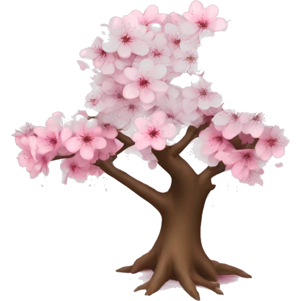 Sakura tree emoji