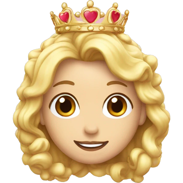 Couronne cœur mariage  emoji