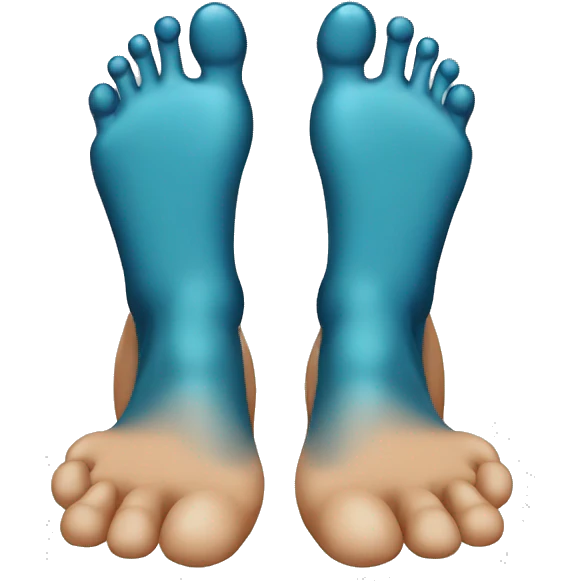 feet with 18 toes emoji