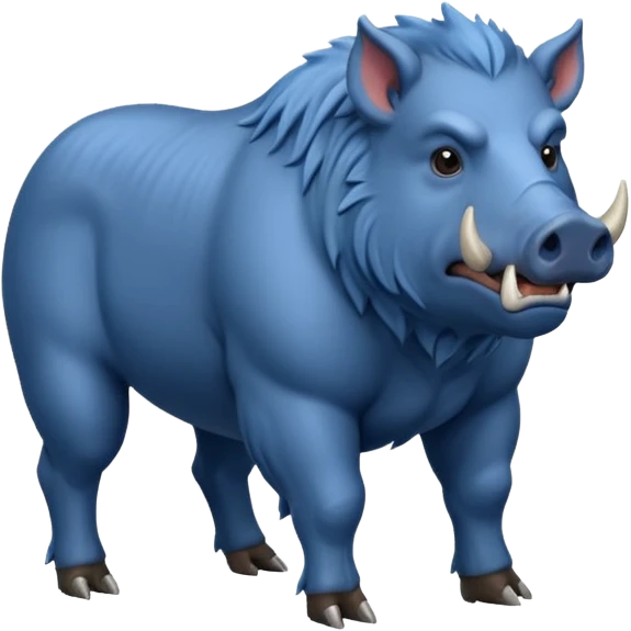 blue boar emoji