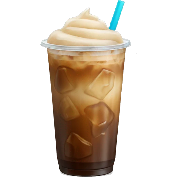 iced coffee (with ices) emoji