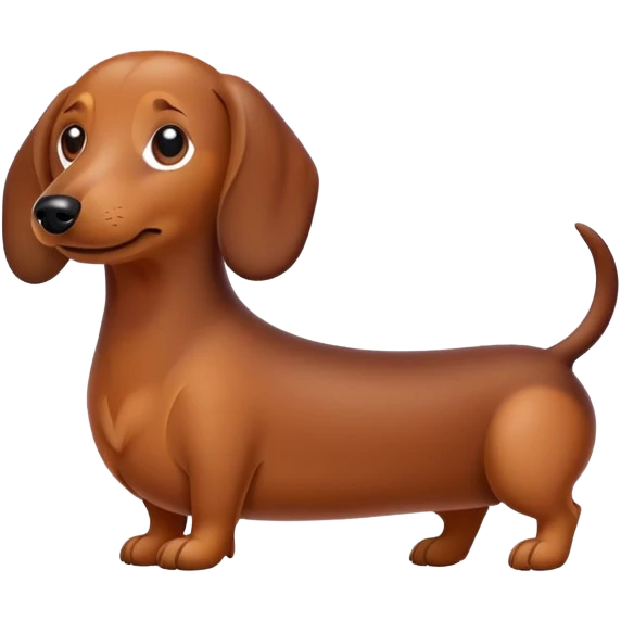 Sausage dog  emoji