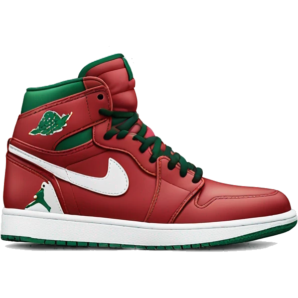 Jordan 1 chrismas emoji