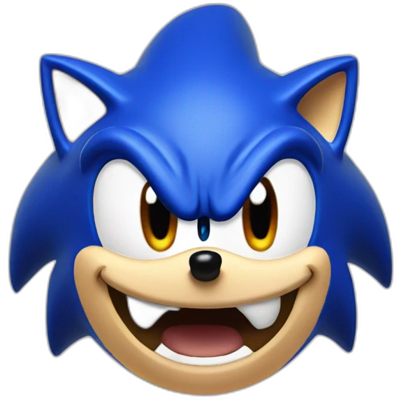 Sonic the hedgehog emoji