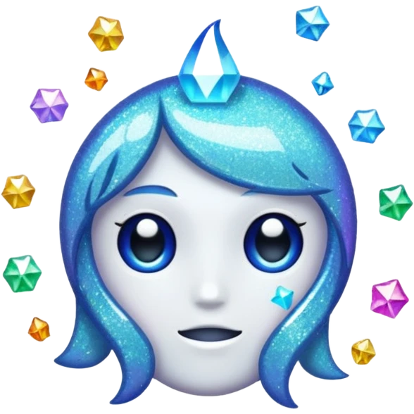 glitter cian panthom emoji