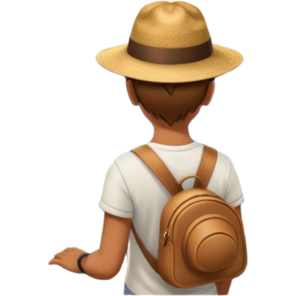 quelqu'un qui admire la vue depuis un point panoramique
 emoji