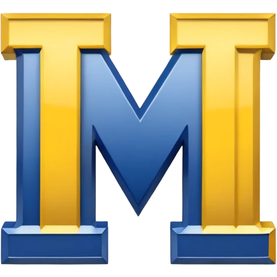 make an emoji of the michigan logo emoji