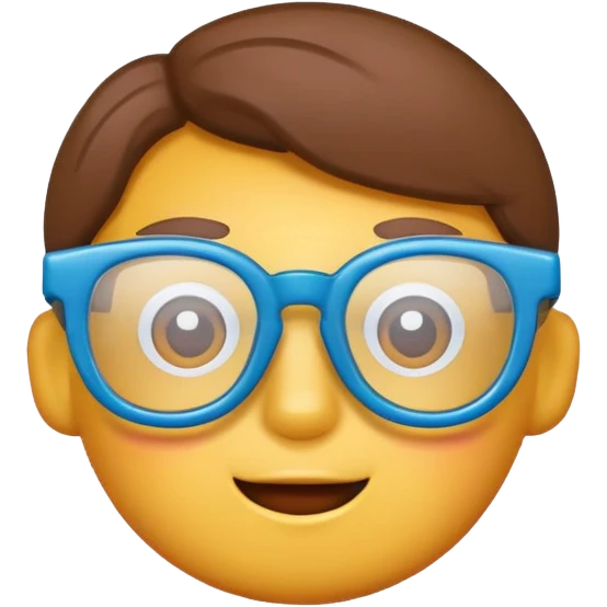 toy with glasses emoji