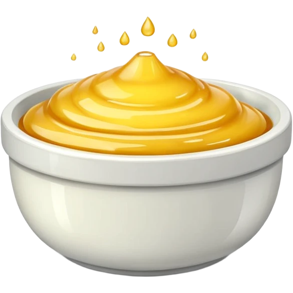 fat grease in small bowl emoji