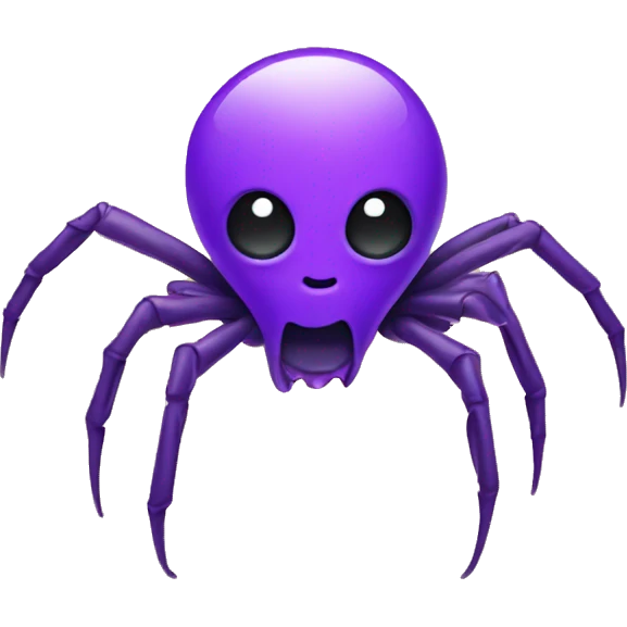 Spider with a Purple Heart  emoji