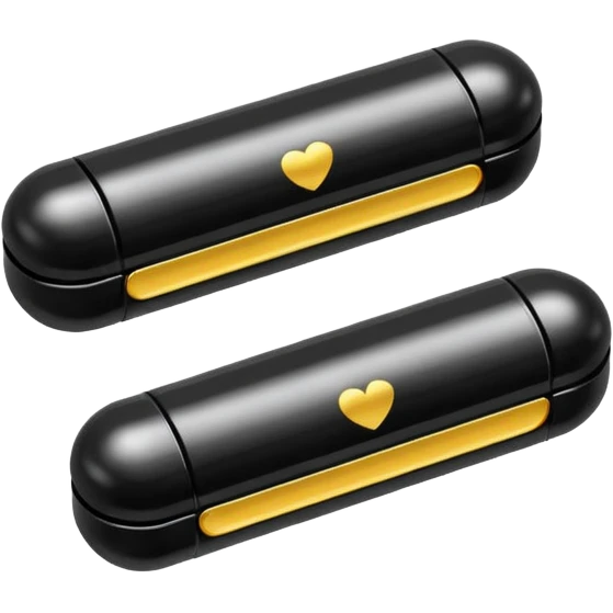 Minimalistic futuristic black medicine pills pack emoji, metallic black and white, reflective sleek surfaces, flat vector design, high-tech clean UI icon emoji