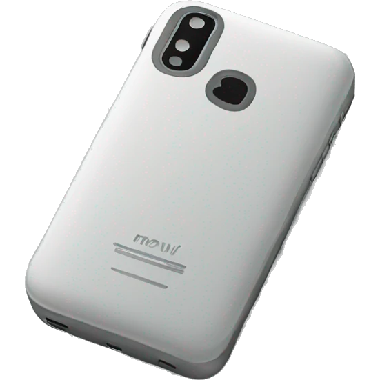 Mobile phone back emoji