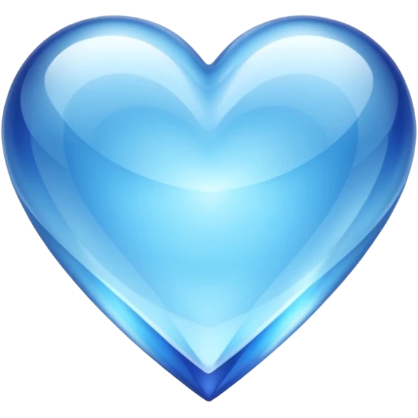 Crystal blue heart
 emoji