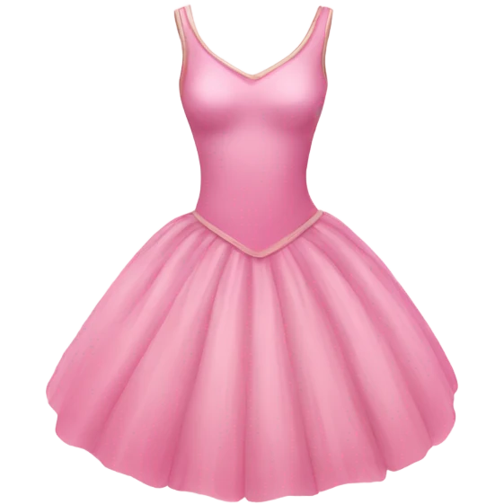 pink ballerina dress emoji