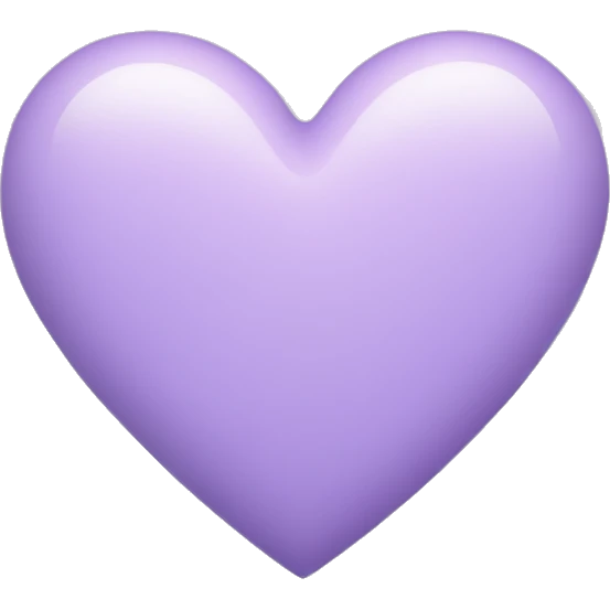 Pastel purple heart emoji