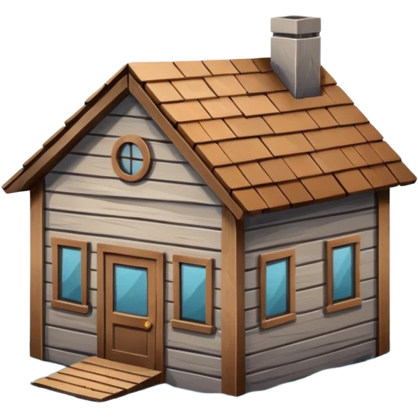 a house covered by water with the roof top only visible   emoji