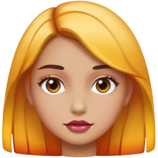 metal painted girl emoji