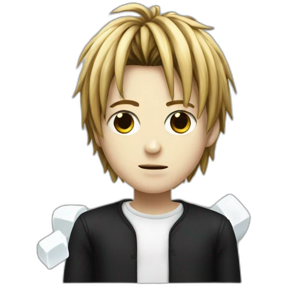 L with sugar cubes from death note emoji