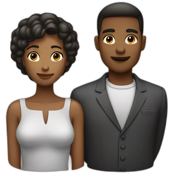 Femme et homme emoji