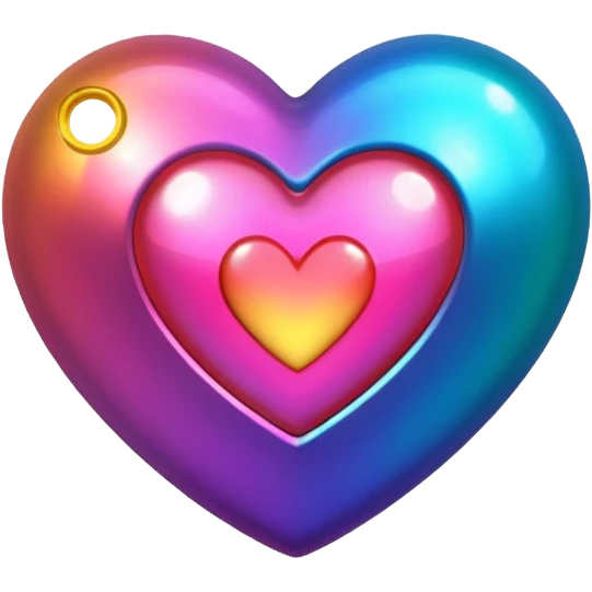 Disco heart emoji