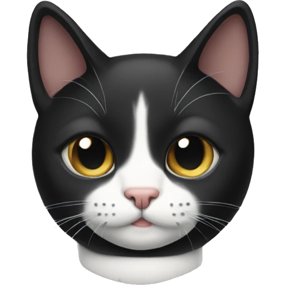 Tuxedo cat emoji