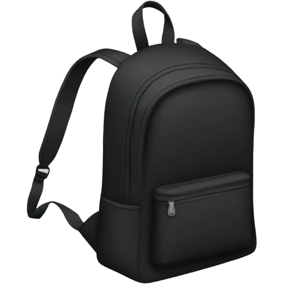 Black backpack emoji