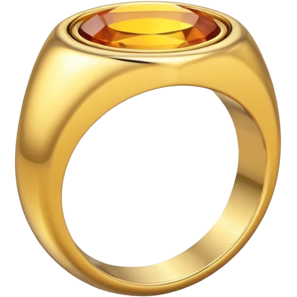 Aesthetic Engagement gold ring emoji flipped with right  emoji