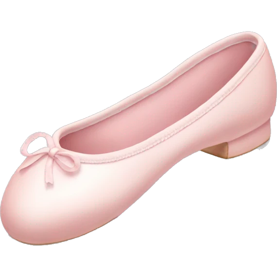 Pale pink ballet shoes emoji