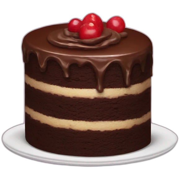chocolate cake emoji