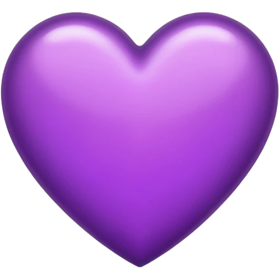 Purple heart emoji