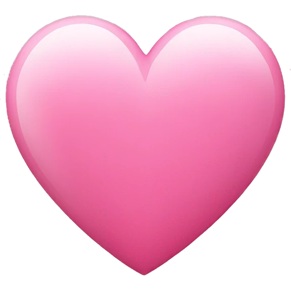 Pink heart emoji