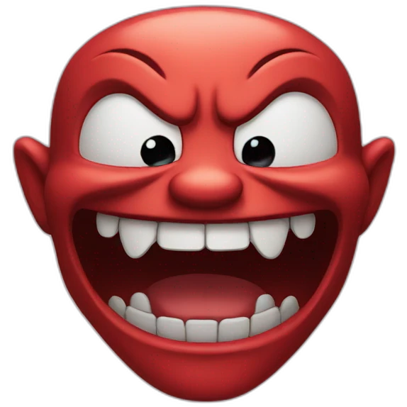 Demon laugh emoji
