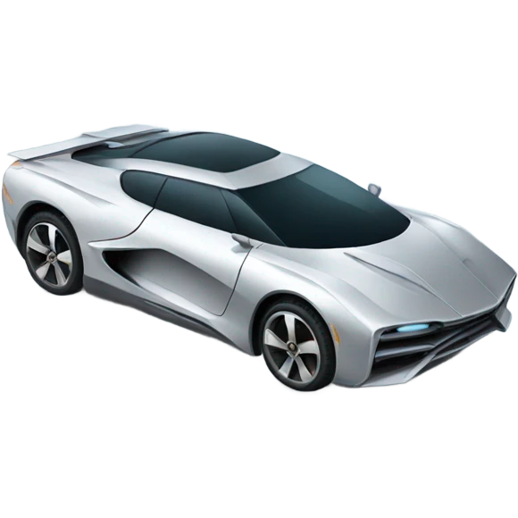 Futuristic car emoji emoji