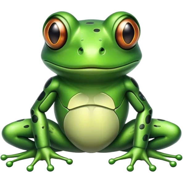 cyborg frog emoji