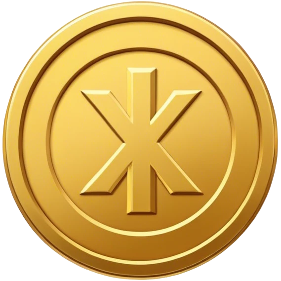 Create a round, golden coin emoji with a '₿' symbol, representing Bitcoin emoji