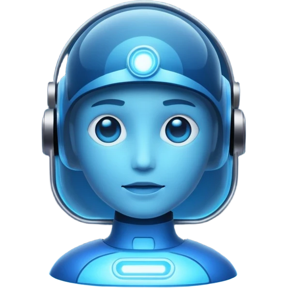 AI 솔루션 (blue color) emoji