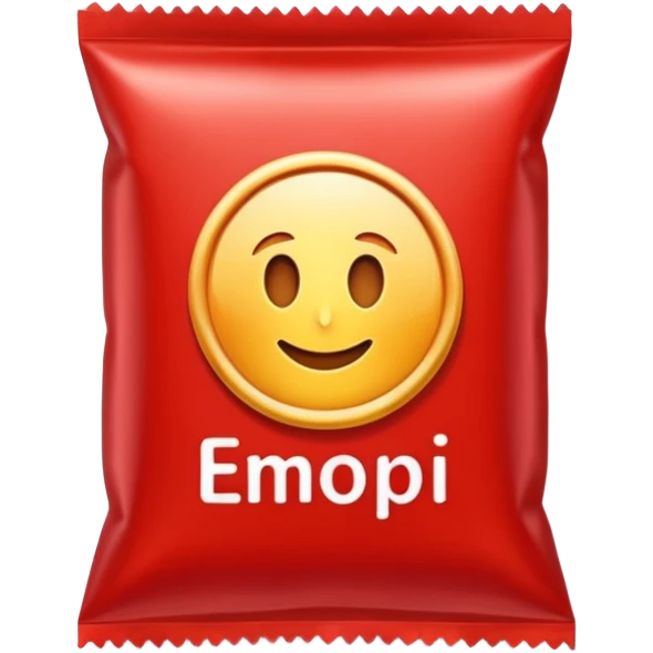 red pacaged chip without writing emoji
