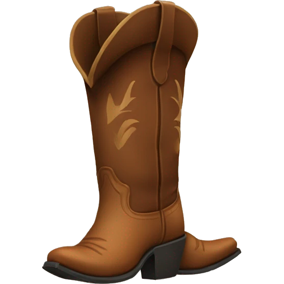 Cowboy boots emoji